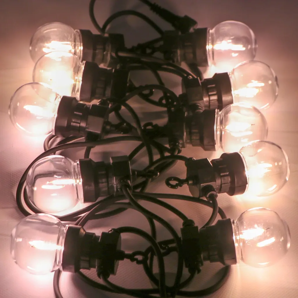 VT-71510 LED Prikkabel 5 Meter mit Stecker, 10x 0,6 W LED-Leuchten