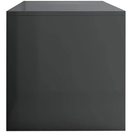 TV-Schrank 120x40x40 cm Spanplatte hochglänzend grau