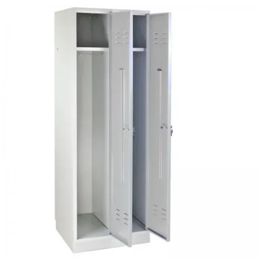 Umkleideschrank Spind RAL 7035, Komplett, 1775 x 600 x 500 mm