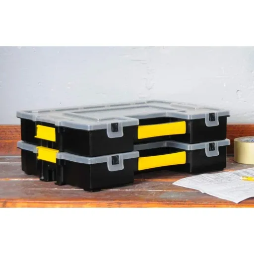 SortMaster Organizer Combipack 2 Stück - abschließbar - stapelbar - 33x43x9 cm