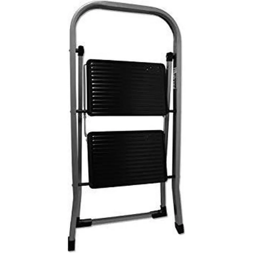Excellent Houseware klappbare Küchentreppe - 2 Stufen - Bis zu 150kg - Metall