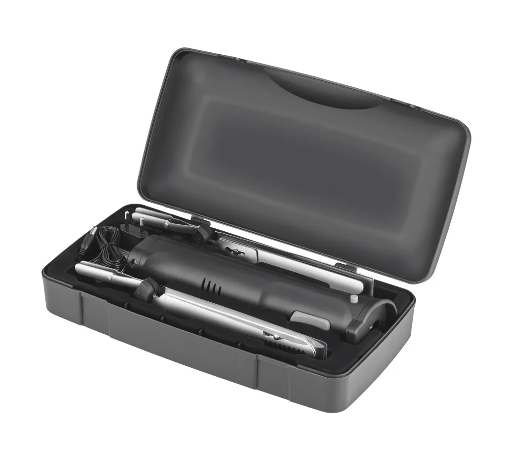 Akku Elektromesser Cordless, 3-teilig mit 2 Edelstahl Wechselklingen