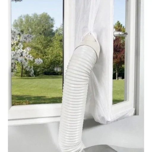 Mobiles Klimagerät mit Luftschlauch und Fensterdichtungsset - Splendid Dolceclima Compact 8 P - 8.000 BTU/h