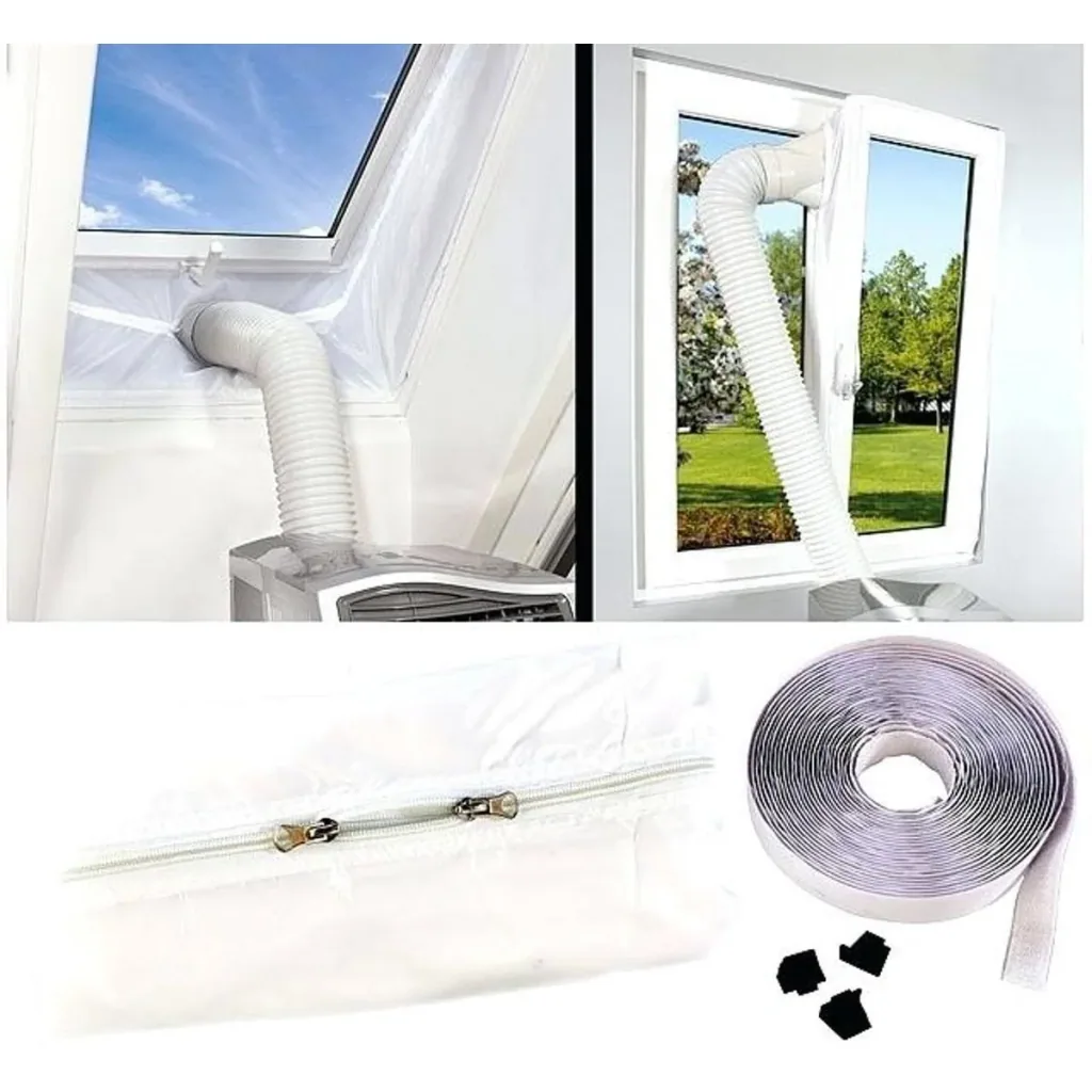 Mobiles Klimagerät mit Luftschlauch und Fensterdichtungsset - Splendid Dolceclima Compact 8 P - 8.000 BTU/h