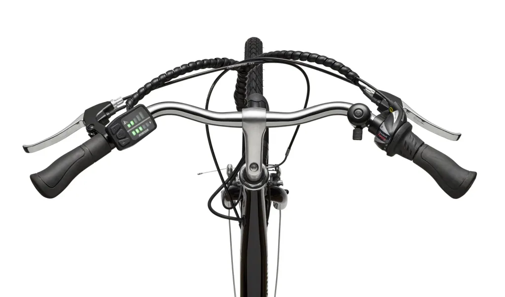 Unisex City E-Bike 28 Zoll, Rahmenhöhe 49 cm, 7-Gang Kettenschaltung, schwarz, Teutoburg Senne, Wave XXL