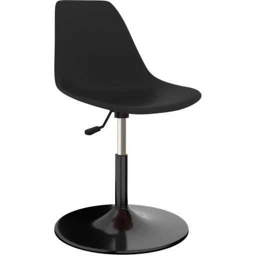 Esszimmerstühle drehbar 2tlg. PP schwarz