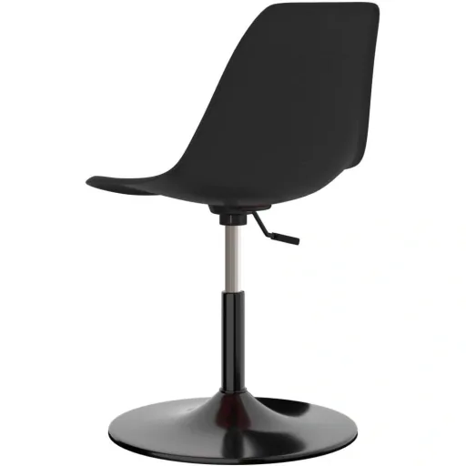 Esszimmerstühle drehbar 2tlg. PP schwarz