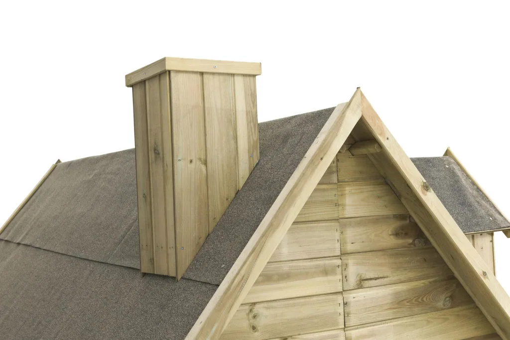 Luxuriöses Spielhaus Milan Holz mit Plexiglasfenstern 2480 mm x 1610 mm x 2510 mm