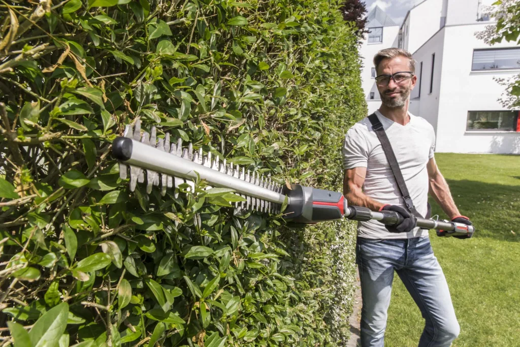 18 V BOSCH HOME AND GARDEN kompatible Akku-Hochheckenschere HTA 1845 inkl. Akku und Ladegerät