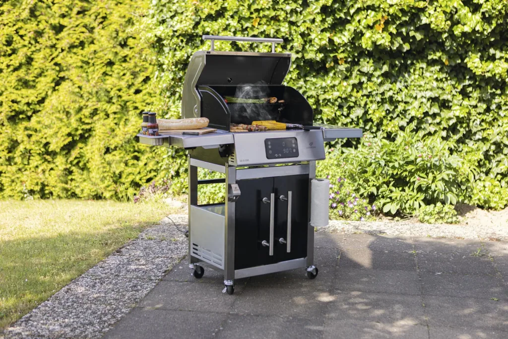 Elektro-Grillwagen EG-II-590, Silberfarben