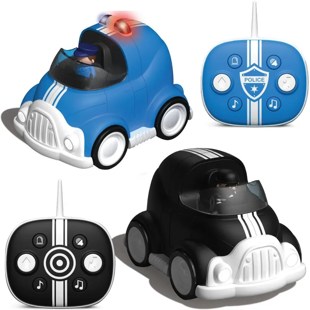 Sharper Image RC-Rennset Polizei und Gauner " " 2 Spieler " " mit Soundeffekten