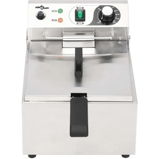 Elektrische Fritteuse 3000 W 10 L Edelstahl