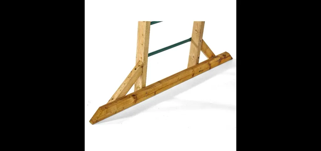 Holz Klettergerüst Monkey Bars, Outdoor-Klettergerüst für Kinder, Kletternetz, Leiter, Monkey Bars