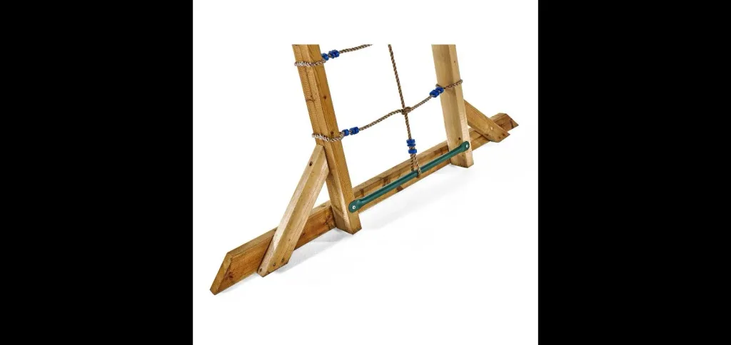 Holz Klettergerüst Monkey Bars, Outdoor-Klettergerüst für Kinder, Kletternetz, Leiter, Monkey Bars