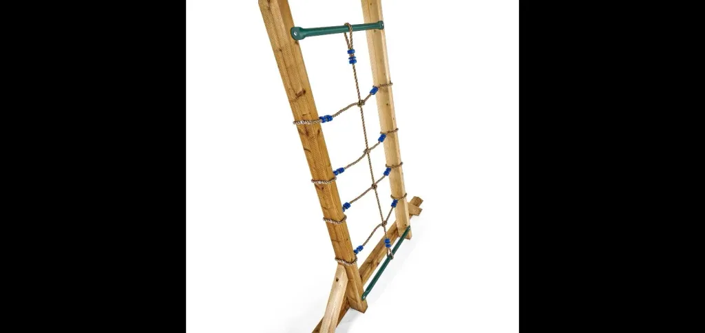 Holz Klettergerüst Monkey Bars, Outdoor-Klettergerüst für Kinder, Kletternetz, Leiter, Monkey Bars