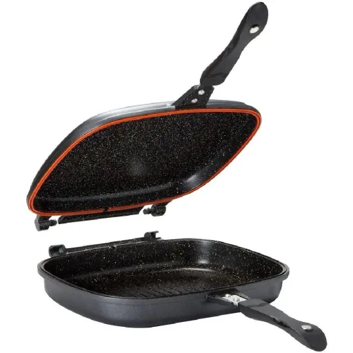 Doppelpfanne / Grillpfanne - 32 cm - g