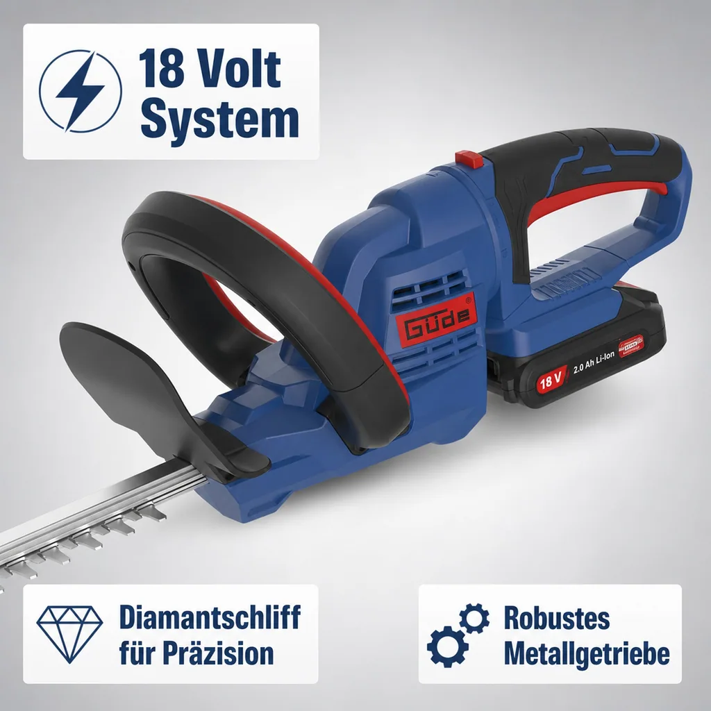 Akku-Heckenschere „HS 18-201-05“, 18 Volt