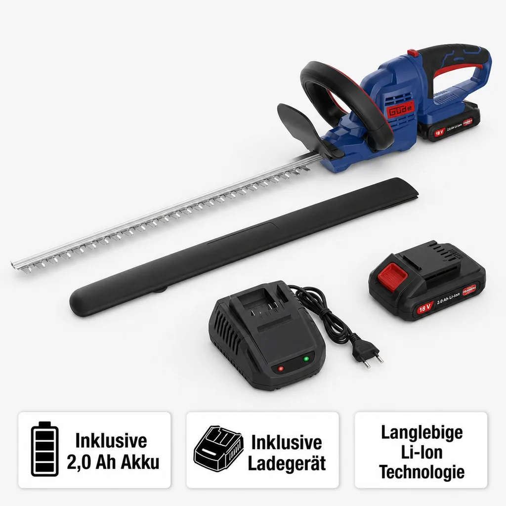 Akku-Heckenschere „HS 18-201-05“, 18 Volt
