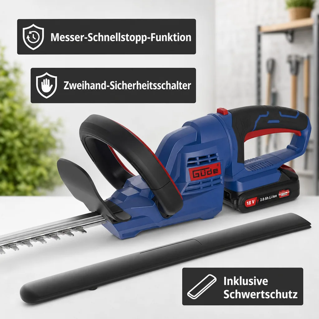 Akku-Heckenschere „HS 18-201-05“, 18 Volt