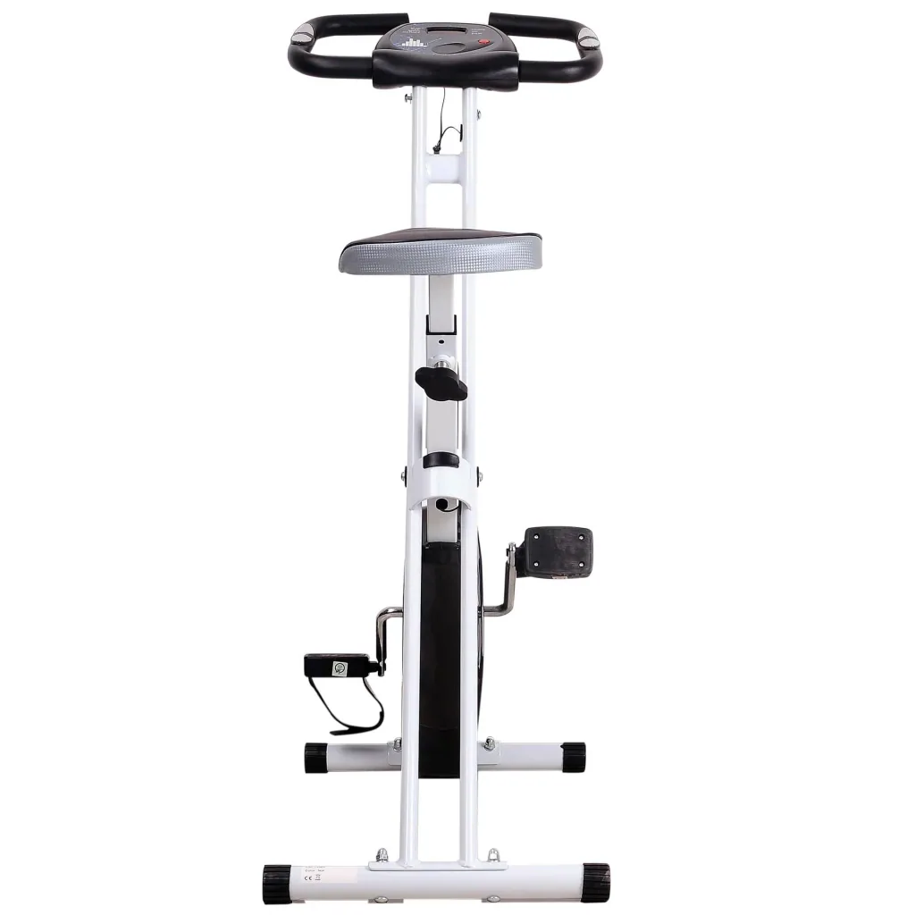 Faltbarer Heimtrainer Gymnastikfahrrad, schwarz