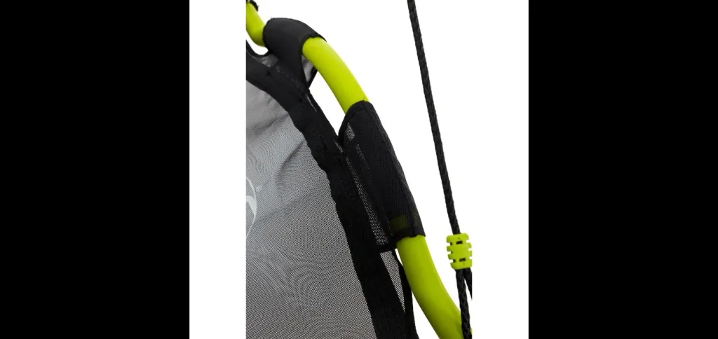 Nestschaukel Glide, Outdoor-Nestschaukel und Hängematte für Kinder, Schaukelseile höhenverstellbar, lime grün