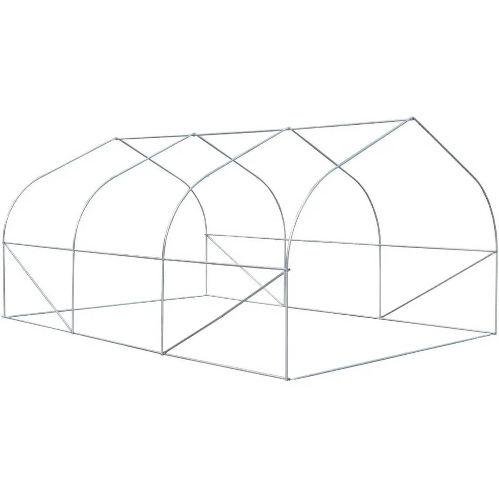 Gewächshaus 4,5x3x2m Foliengewächshaus Treibhaus