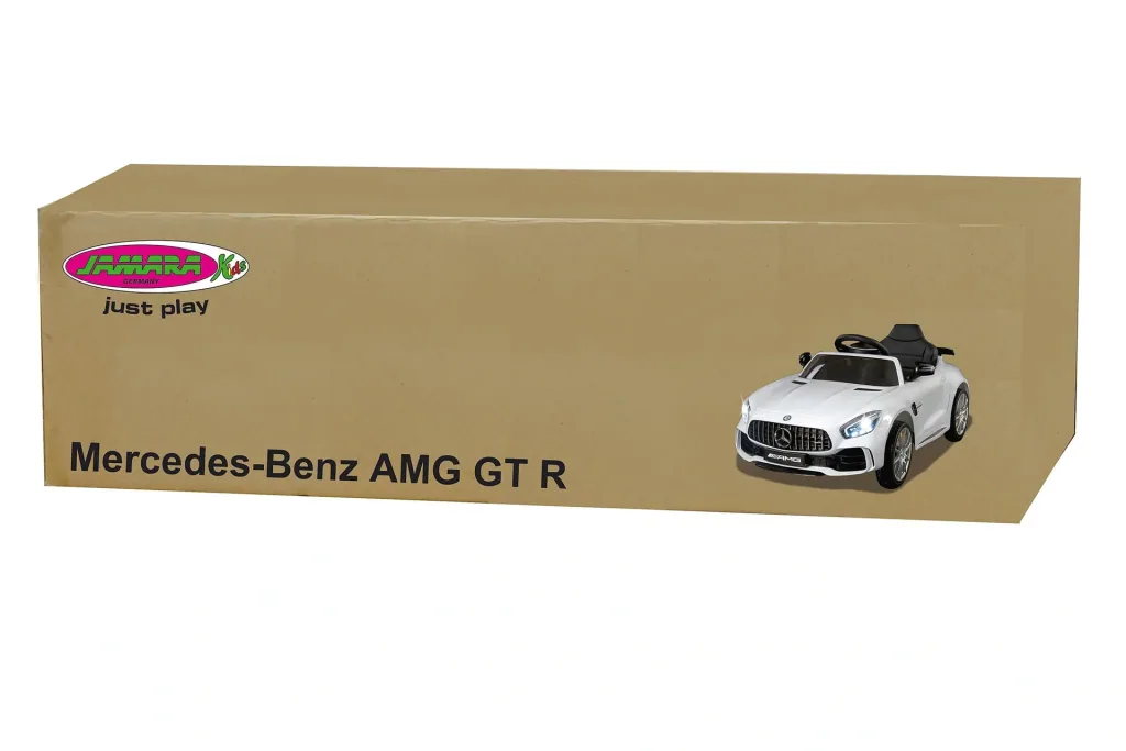 Ride-on Mercedes-Benz AMG GT R für Kinder, 2,4 GHz, 12 Volt, Weiß
