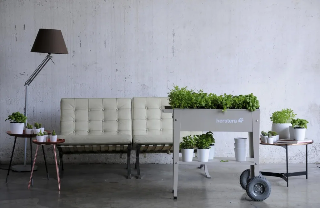 Kräuterfabrik Barcelona Liso taupe, 75x35x80 cm