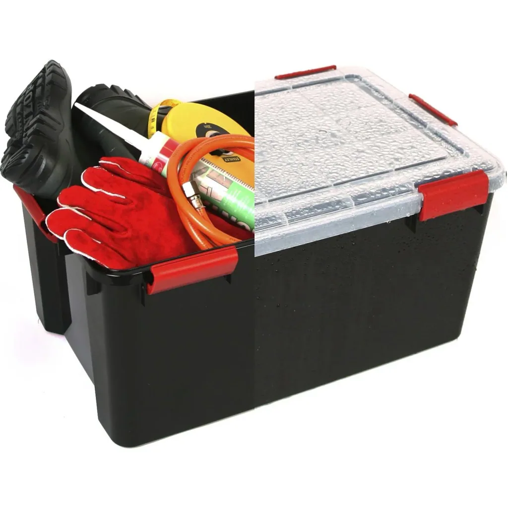 Wasserdichte Box AT-L BkR/C/D, schwarz, 50 Liter
