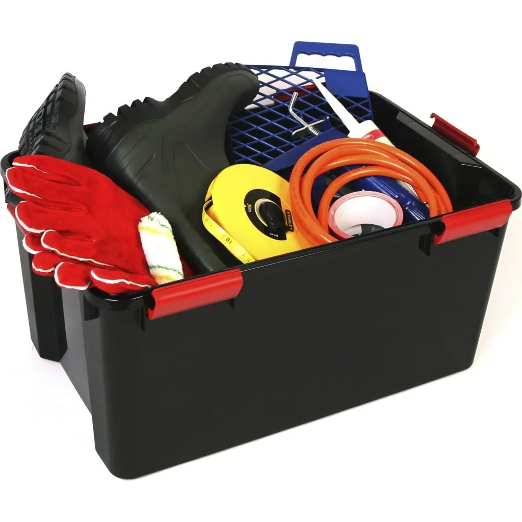 Wasserdichte Box AT-L BkR/C/D, schwarz, 50 Liter