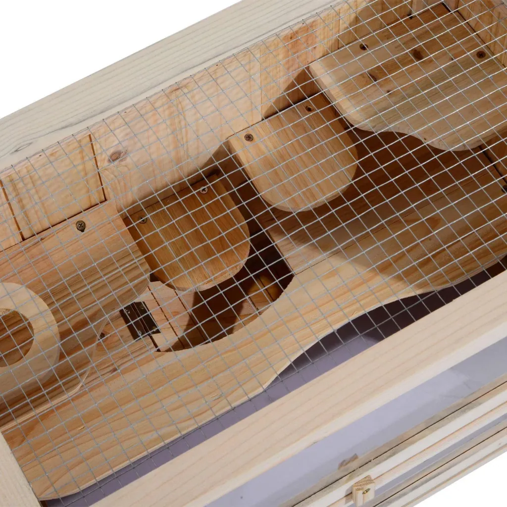 Hamsterkäfig Mäusekäfig Nagerkäfig Holz 60 x 35 x 42cm