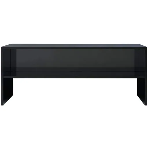 TV-Schrank 100x40x40 cm Spanplatte hochglänzend schwarz