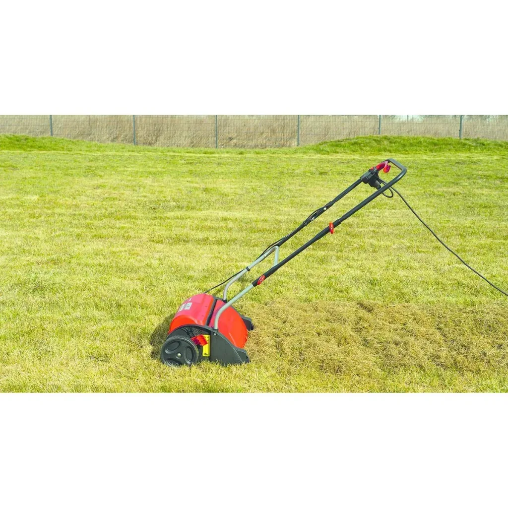 Elektro-Vertikutierer inkl. zusätzlicher Vertikutierwalze - 1200W - 31 cm Arbeitsbreite - 19-fache Tiefeneinstellung