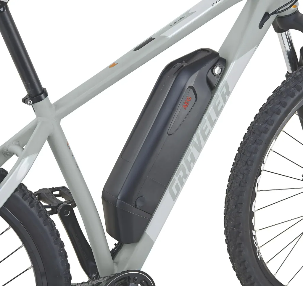 Unisex E-Bike MTB 29 Zoll, Rahmengröße 48 cm, 9-Gang Kettenschaltung, grau matt, GRAVELER 22.EMM.20