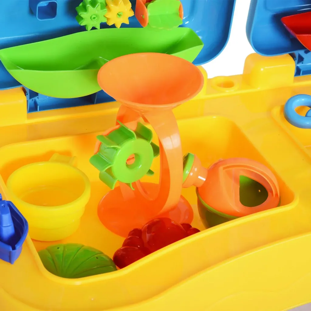 Kinder Sandkastentisch mit 31-tlg, Zubehör