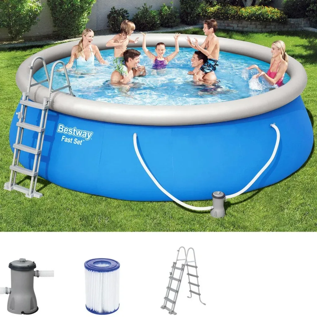 Bestway Fast Set Schwimmbad - Aufblasbar - Ø 457cm