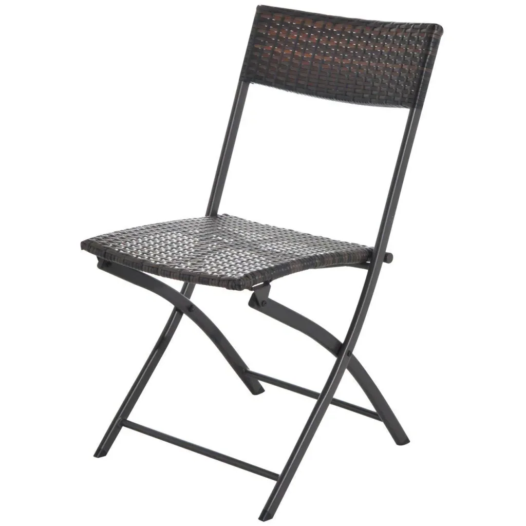 Bistroset Polyrattan 3 tlg, Sitzgarnitur Balkonset