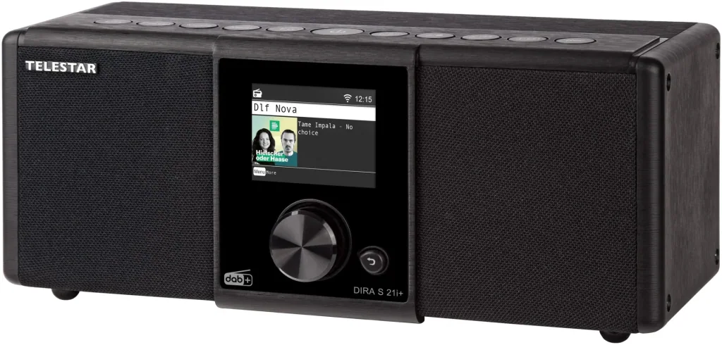 Multifunktions Stereoradio DIRA S21i+ UKW,DAB+, Internet, Wecker und USB Aufnahme, Bluetooth