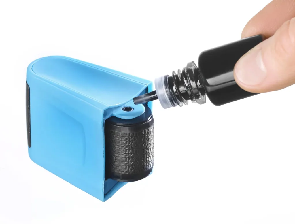 Datenschutz-Stempel-Roller