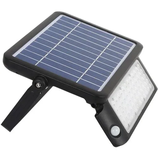 VT-787-10 Scheinwerfer mit Sensor - Solarenergie - 10W - 4000K - 1100 Lumen