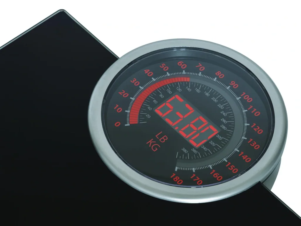 Glaswaage "Cora", 180 kg, Schwarz