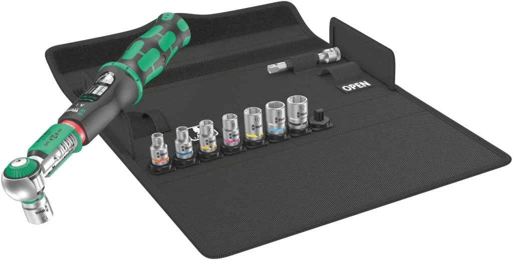 Drehmomentschlüssel Safe-Torque 1/4" Vierkant, 2-12 NM, 10-teilig