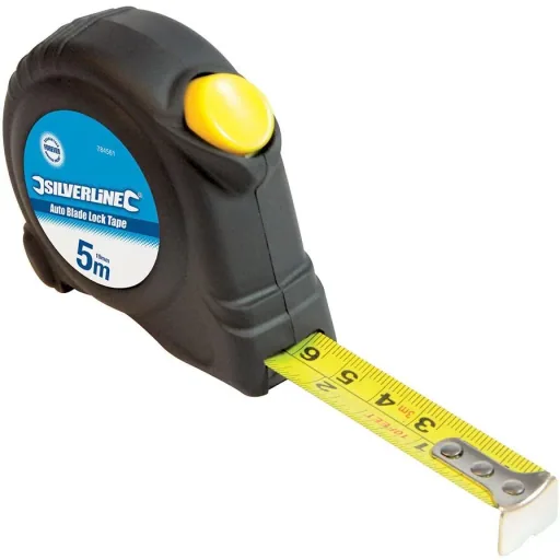 Selbstklemmendes Maßband, Displaykarton 30 Stück, 5 m x 19 mm