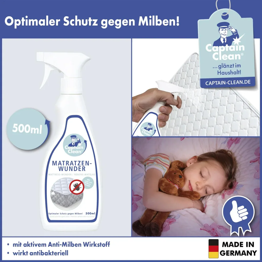 Matratzenreiniger „Captain Clean Matratzen-Wunder“, 500 ml