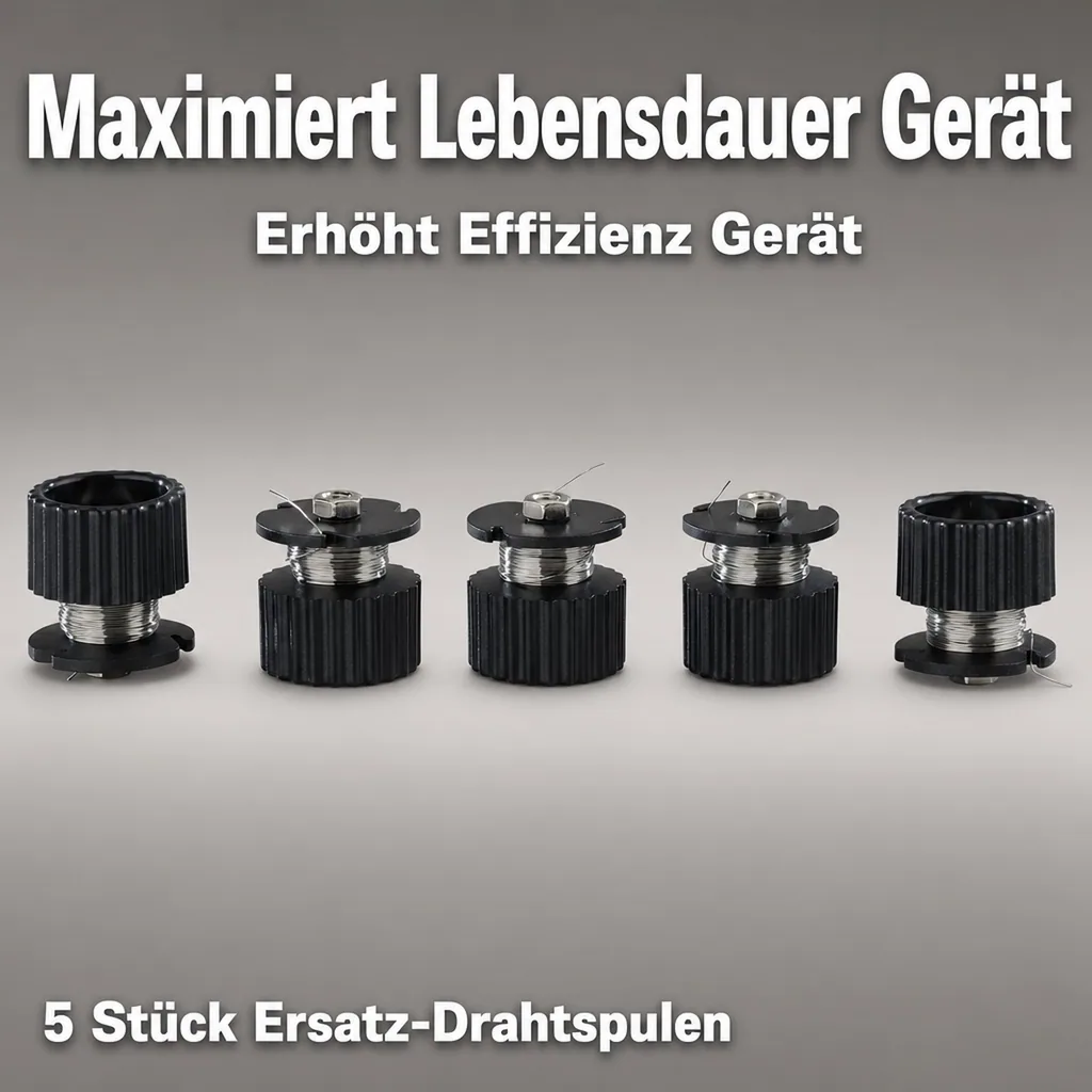 Ersatz-Drahtspulen, 5 Stück