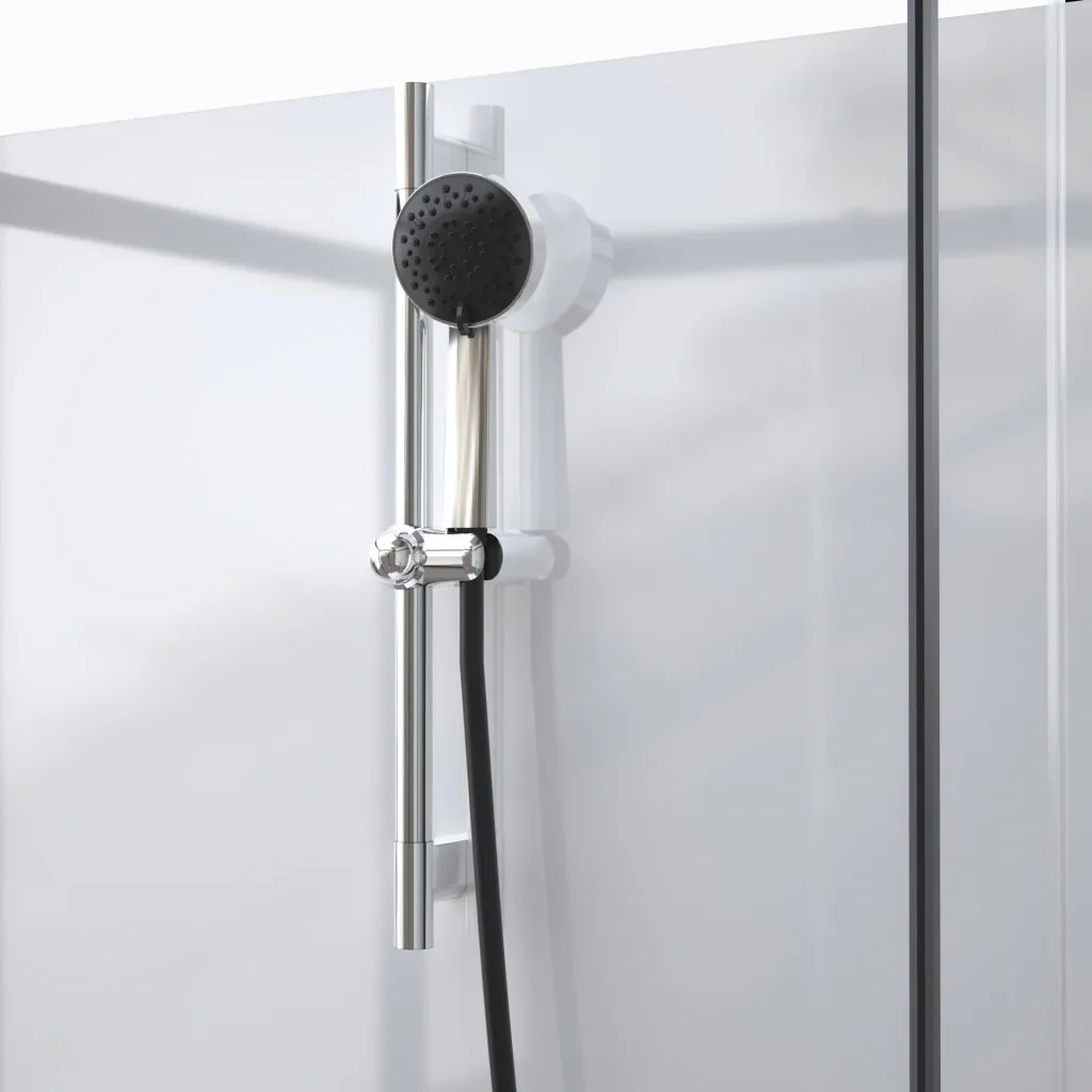 Komplettdusche "Black and White" 80 x 110 x 200 cm