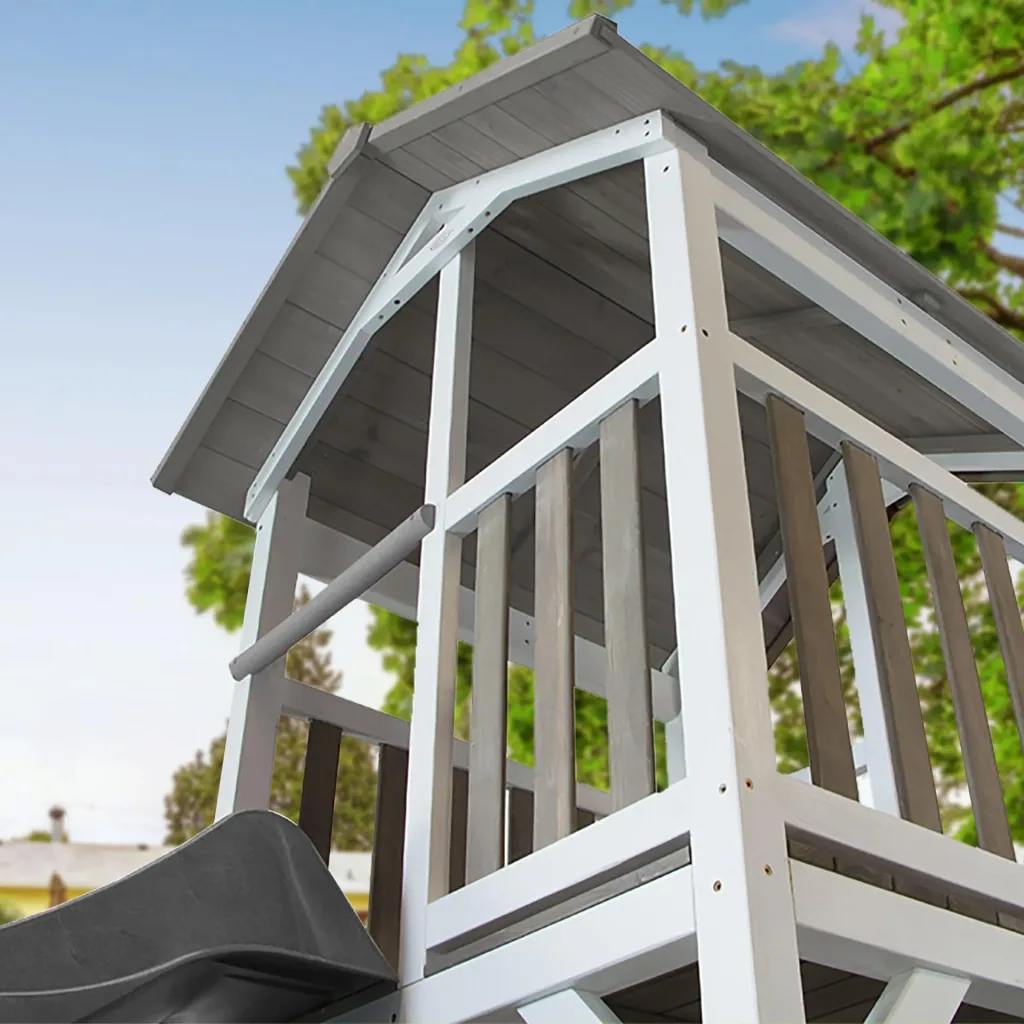 Beach Tower Spielturm - Graue Rutsche
