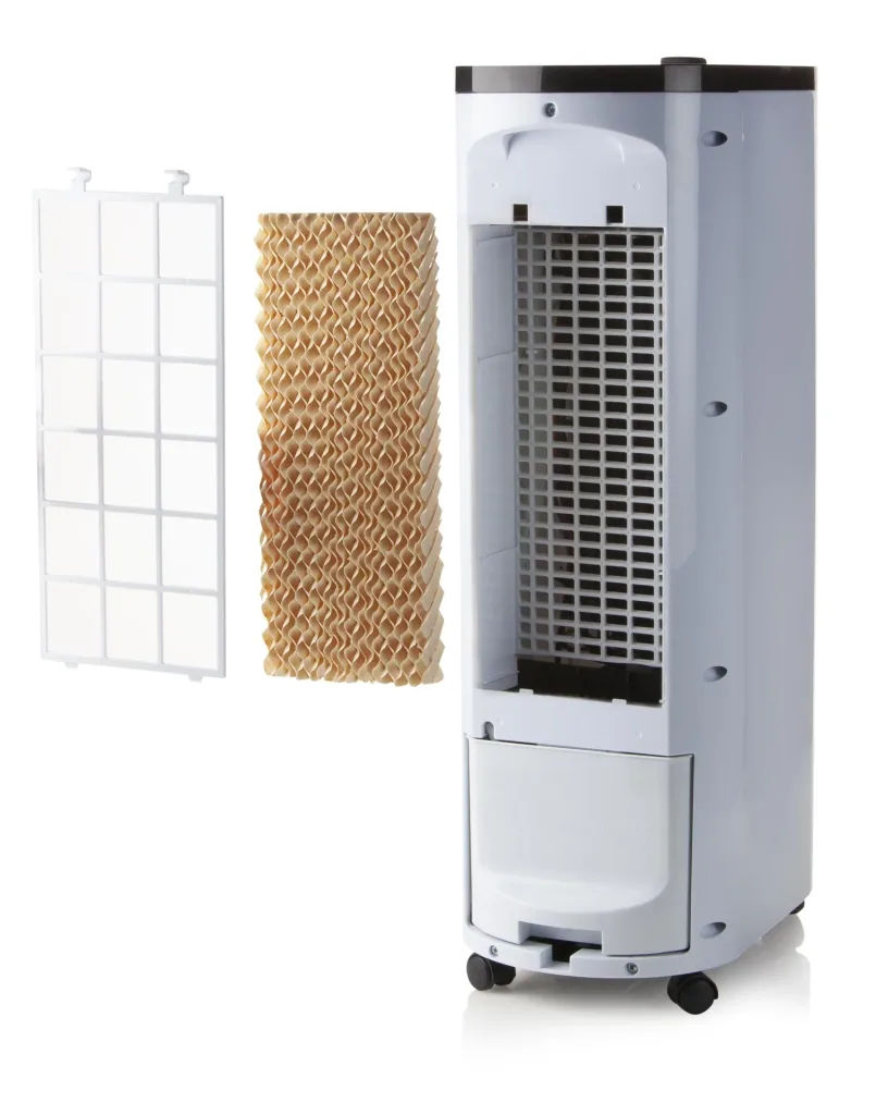 Multifunktionaler Luftkühler, Ventilator und Luftbefeuchter mit Timer