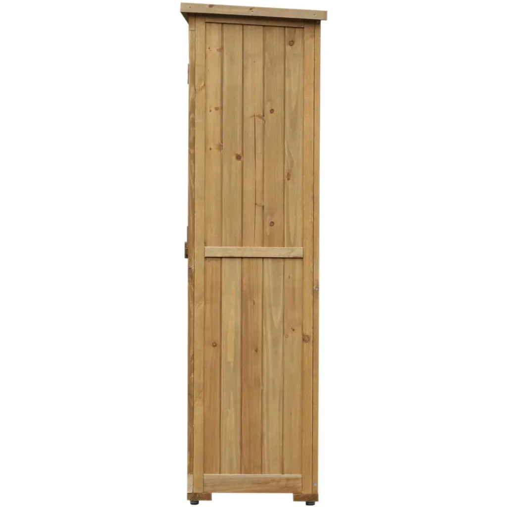 Gartenschrank mit Lamellentüren
