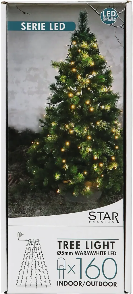 Lichterschnüre mit 160 LEDs für den Innen- und Außenbereich